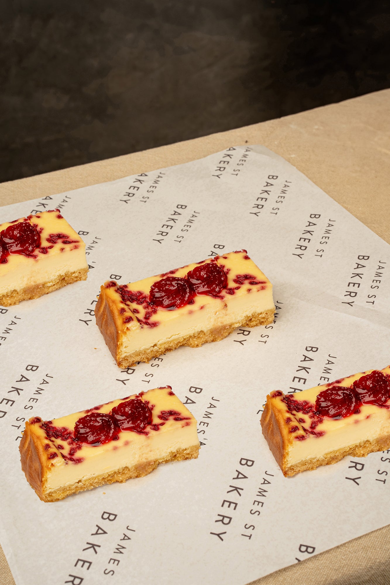 Baked Raspberry Cheesecake Box