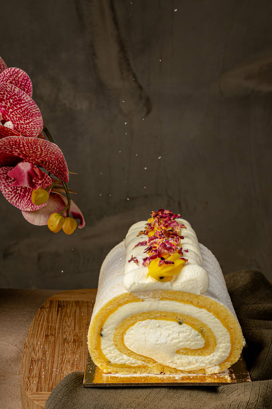 GF Passionfruit Roulade
