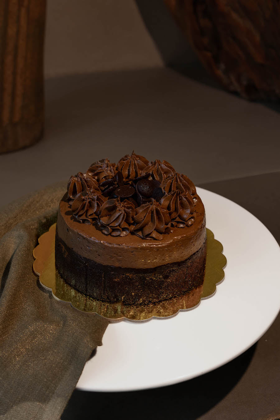 Vegan Dark Chocolate Cake