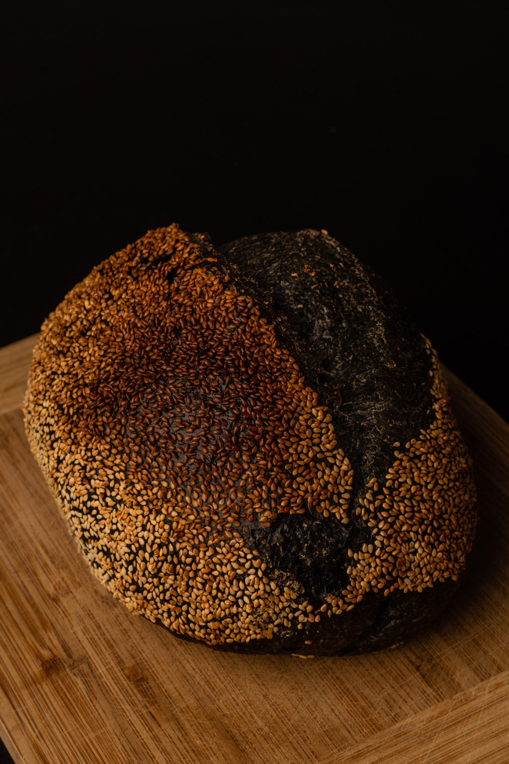 Chia Activated Charcoal Sourdough