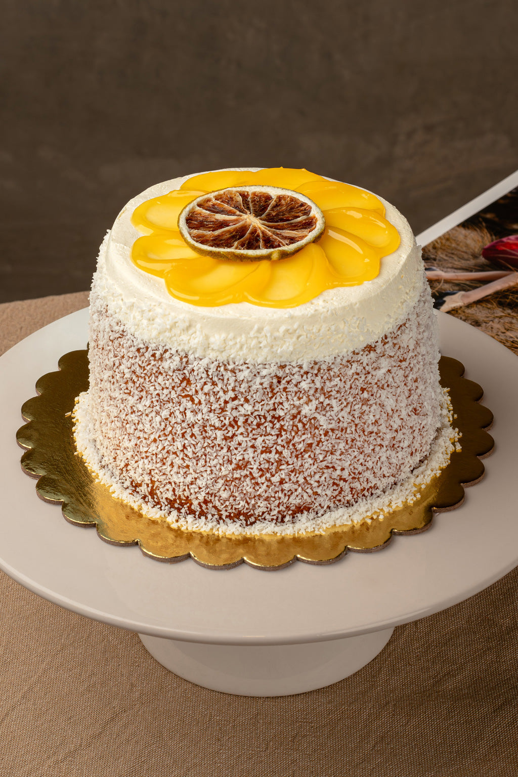 GF DF Lemon Lime Coconut Cake