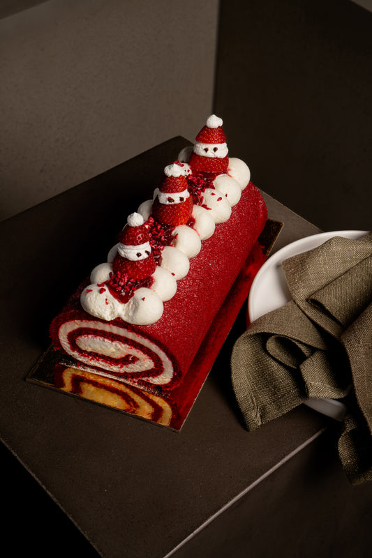 GF Red Velvet Raspberry Roulade