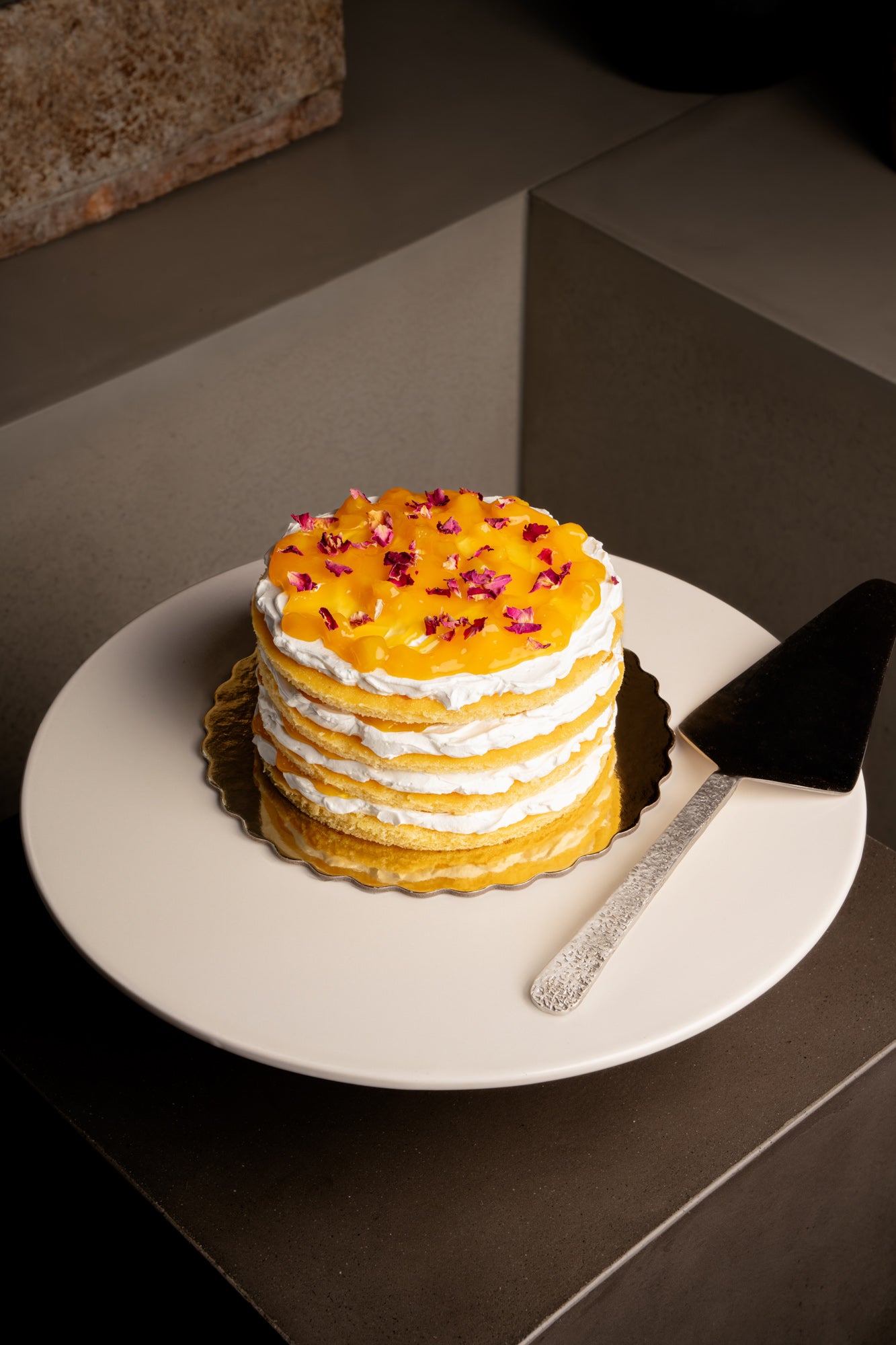 GF Mango Layer Cake