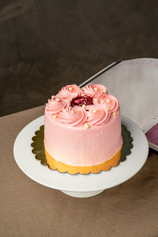 Raspberry Chiffon Cake (GF)