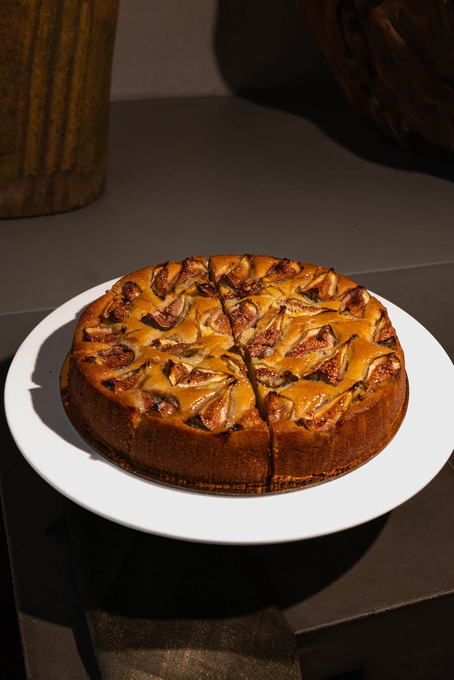 Fig Yoghurt Almond Cake