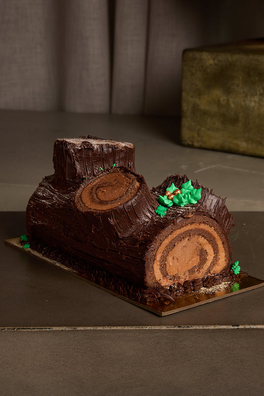 GF Chocolate Buche de Noel (Yule Log)