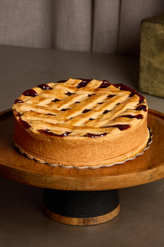 Cherry Almond Cake Pie