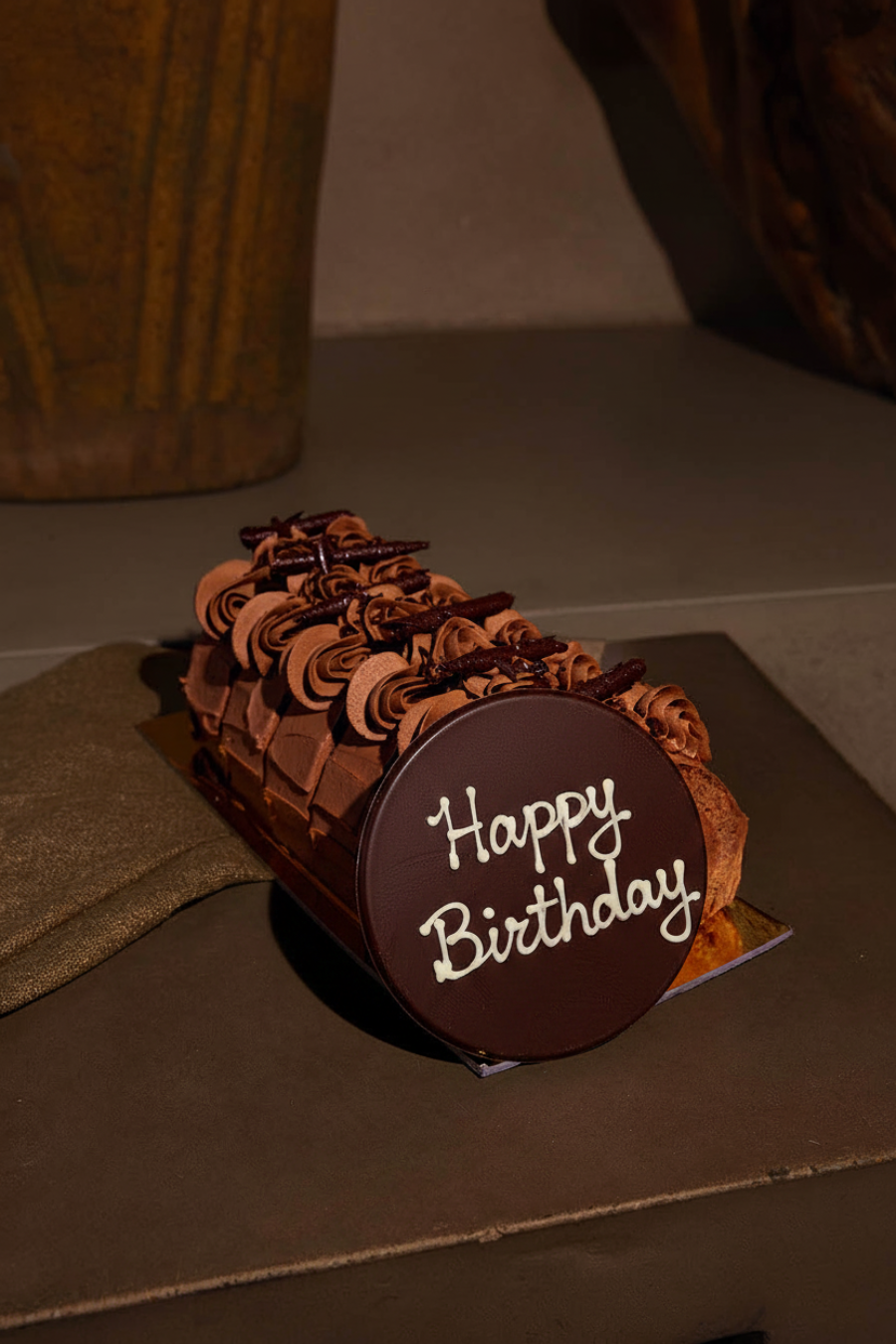 Happy Birthday - Chocolate Roulade