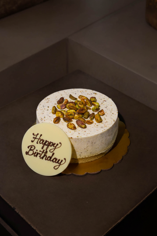 Happy Birthday - Pistachio Cheesecake
