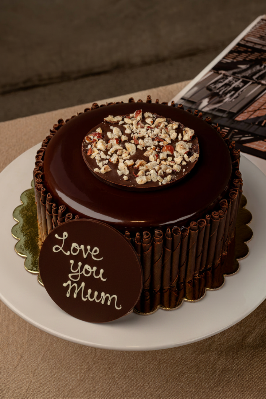 Love you Mum - Brownie Gateau