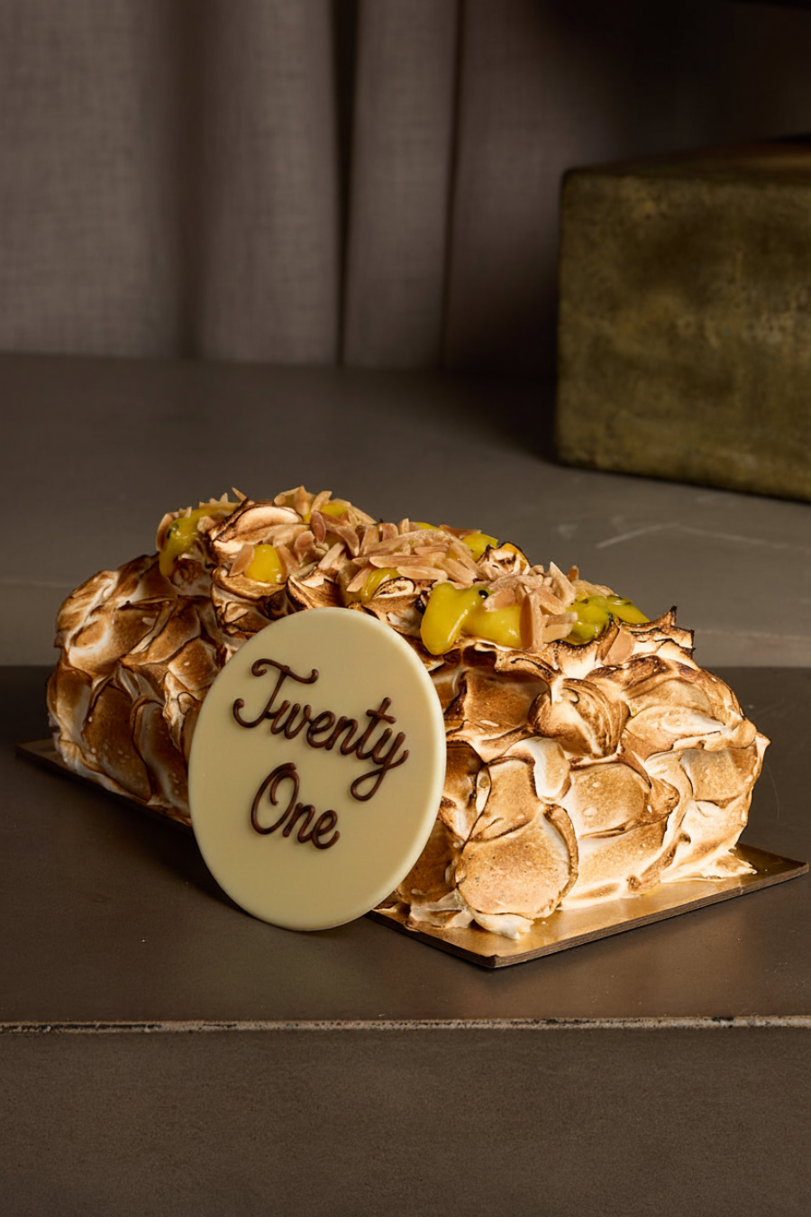 Twenty One - Passionfruit Meringue Roulade